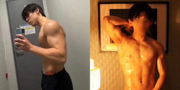 AKITO ２７歳/Ｈ１６８/Ｗ６０/Ｐ１６ ノンケ ×消防士　ボディービル大会目指して奮闘中！